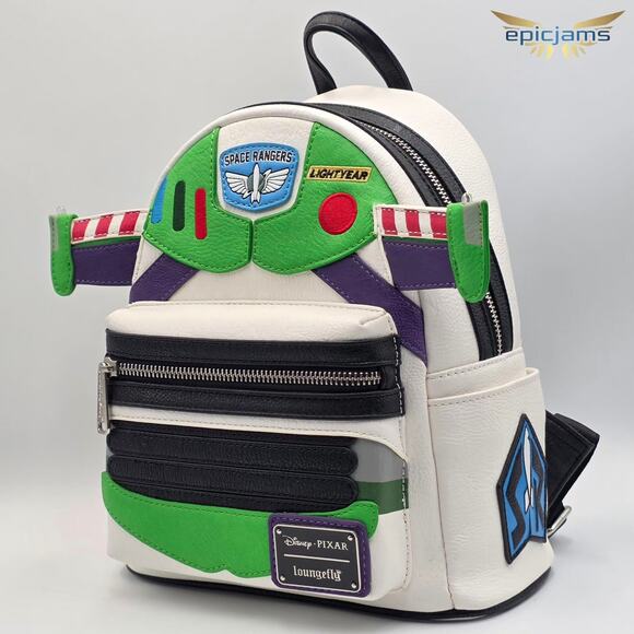 Loungefly Buzz Lightyear Wings Light up Mini Backpack New main image 5